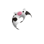 Black And White Piglet Doughnuts