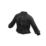 Black and White Polka-Dot Crop - Klossette