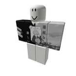 Black & White shirt anime boy [KAWAII]