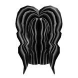 Black & White Striped Drag Wig