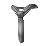 Black & White Striped Tie (1.0)