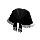 Black & White Tied Lace Shawl