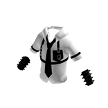 Black And White Uniform Shirt