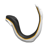 Black & Yellow Furred Dragon Tail