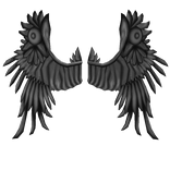 Black Authoritative Wings 