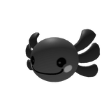 Black Axolotl Head