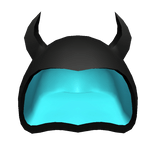 Black + Blue Devil Hood