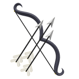 Black Bow & Arrow