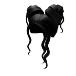 Black Braided Boho Buns