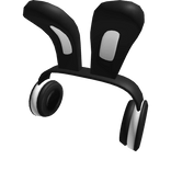 Black Bunny Headphones