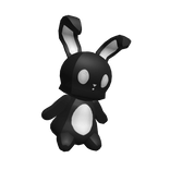 Black Bunny Plush