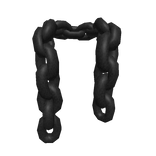 Black Chain Link Scarf 3.0