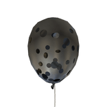 Black Confetti Balloon