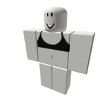 Black crop with belly ring