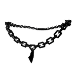 Black Crystal Necklace