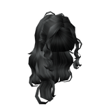 Black Curly High Ponytail