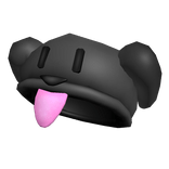 Black Cute Puppy Hat