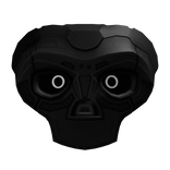 Black Cyberpunk Skull Mask