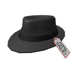 Black Discounted Fedora
