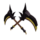 Black Dual Dragon Sickles