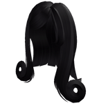 Black Elegant coiled hair