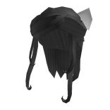 Black Elegant Princess Hair w/ Bow