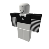 Black Striped Top w Moon