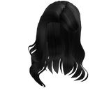 Black Fashion Model Side-Part