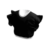 Black Flare Sleeve Top