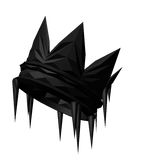 Black Floating Frozen Crown