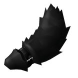 Black Fluffy Collared Tail