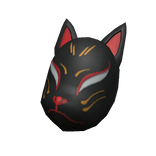 Black Fox Mask on Side