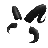 Black Goat Horn Getup
