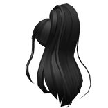Black grande ponytail