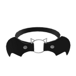 Black Halloween Bat Necklace