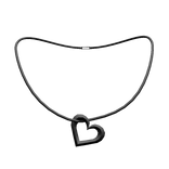 Black Hanging Heart Necklace (3.0)