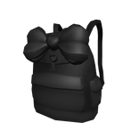 Black Heart Bow Backpack