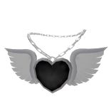 Black Heart Necklace