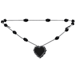 Black Heart Necklace Test 2