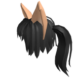 Black Houble Ponytail