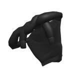 Black Jacket Tied Over Shoulder (3.0)