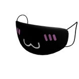 Black Kawaii Face Mask