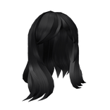 Black Layered Middle Part