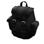 Black Leather Backpack