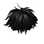 Black Long Messy Hairstyle