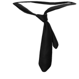 Black Loose Neck Tie 1.0