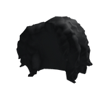 Black Medium Curly Hair 