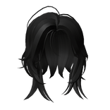 Black Medium Length Layered Hair