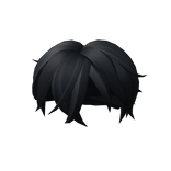 Black Messy Bed Hair