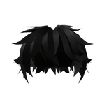 Black Messy Bedhead Hairstyle